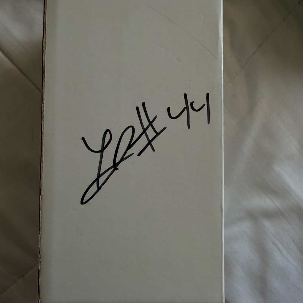 White Box with Signature